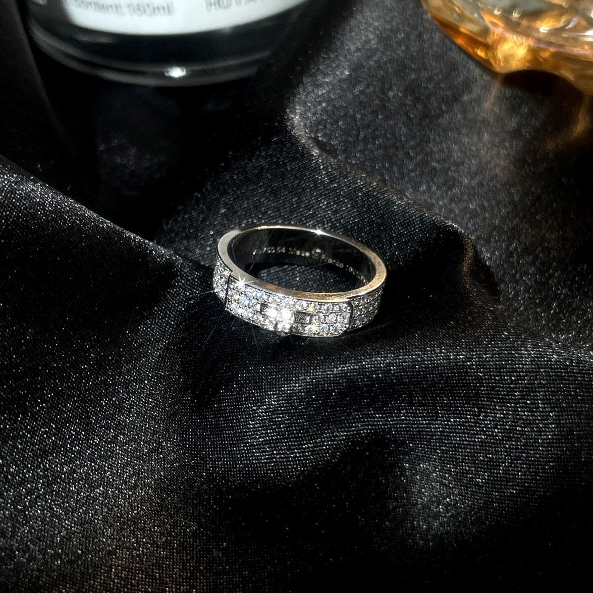 [Clara Jewels]KELLY SILVER DIAMOND RING