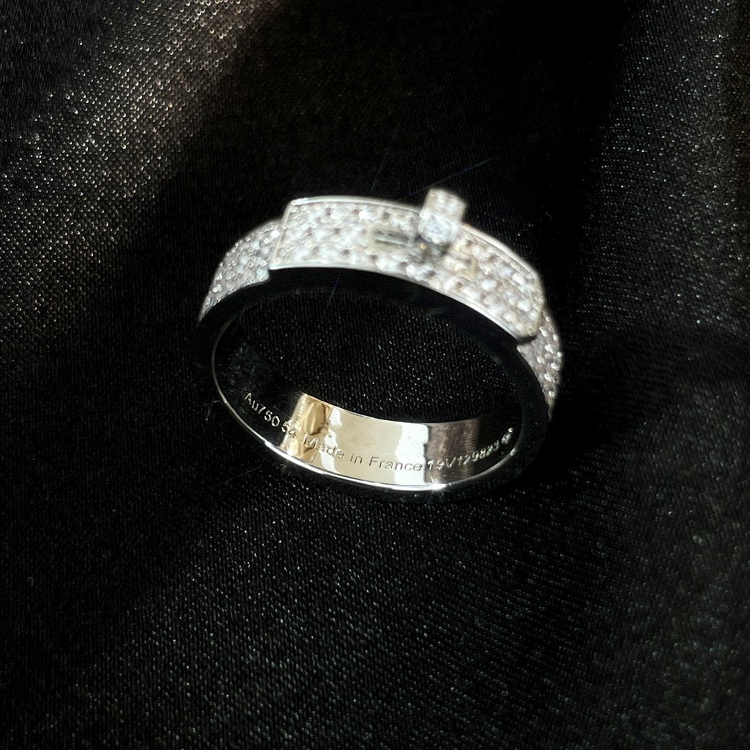 [Clara Jewels]KELLY SILVER DIAMOND RING