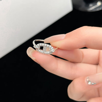[Clara Jewels]RONDE SMALL SILVER DIAMOND RING