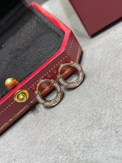 [Clara Jewels]LOVE DIAMOND EARRINGS
