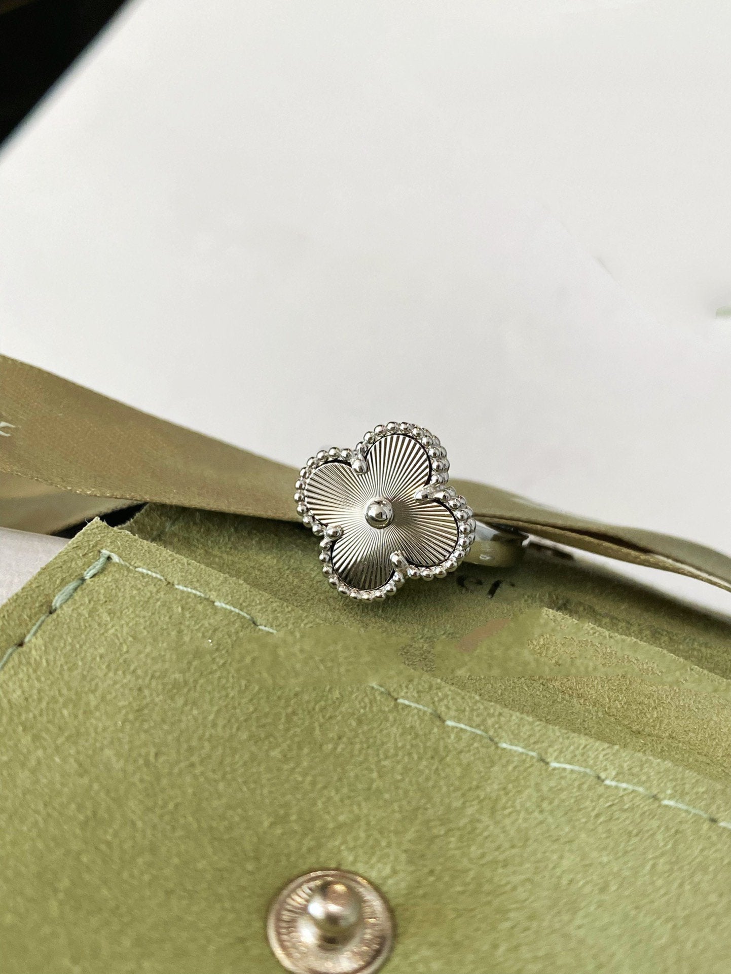 [Clara Jewels]CLOVER SILVER RING