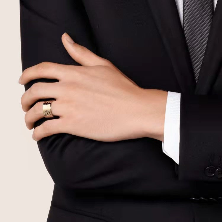 [Clara Jewels]LOVE 11MM LARGE RING