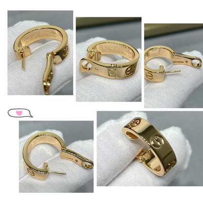 [Clara Jewels]LOVE 5.5MM EARRINGS