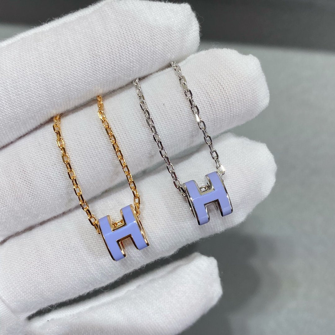 [Clara Jewels]MINI POP H NECKLACE