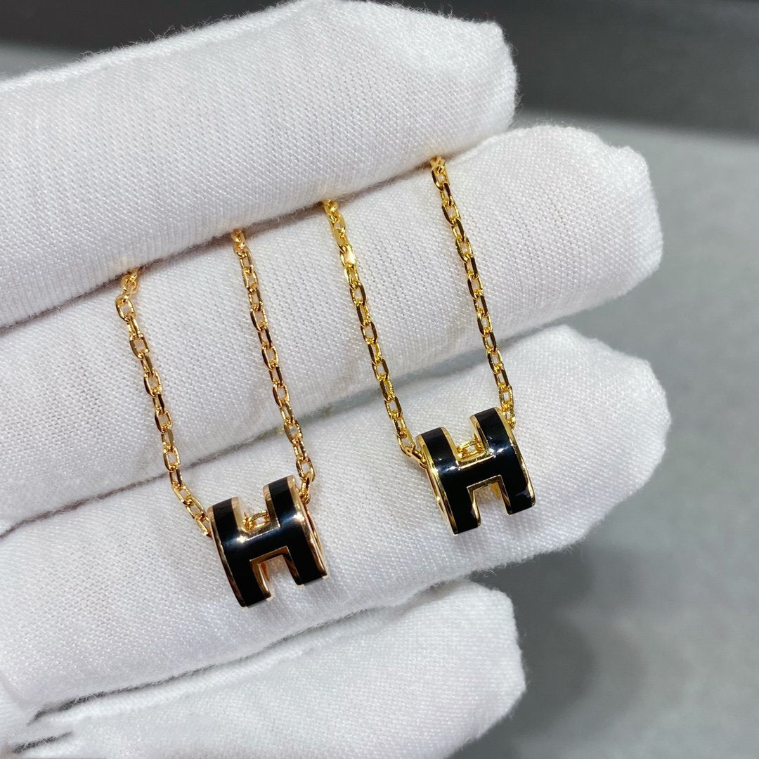 [Clara Jewels]MINI POP H NECKLACE