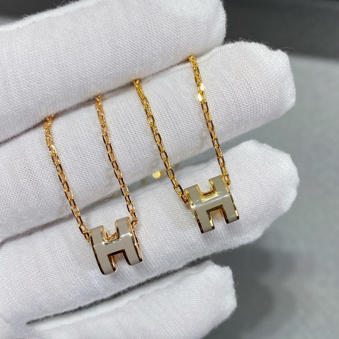 [Clara Jewels]MINI POP H NECKLACE