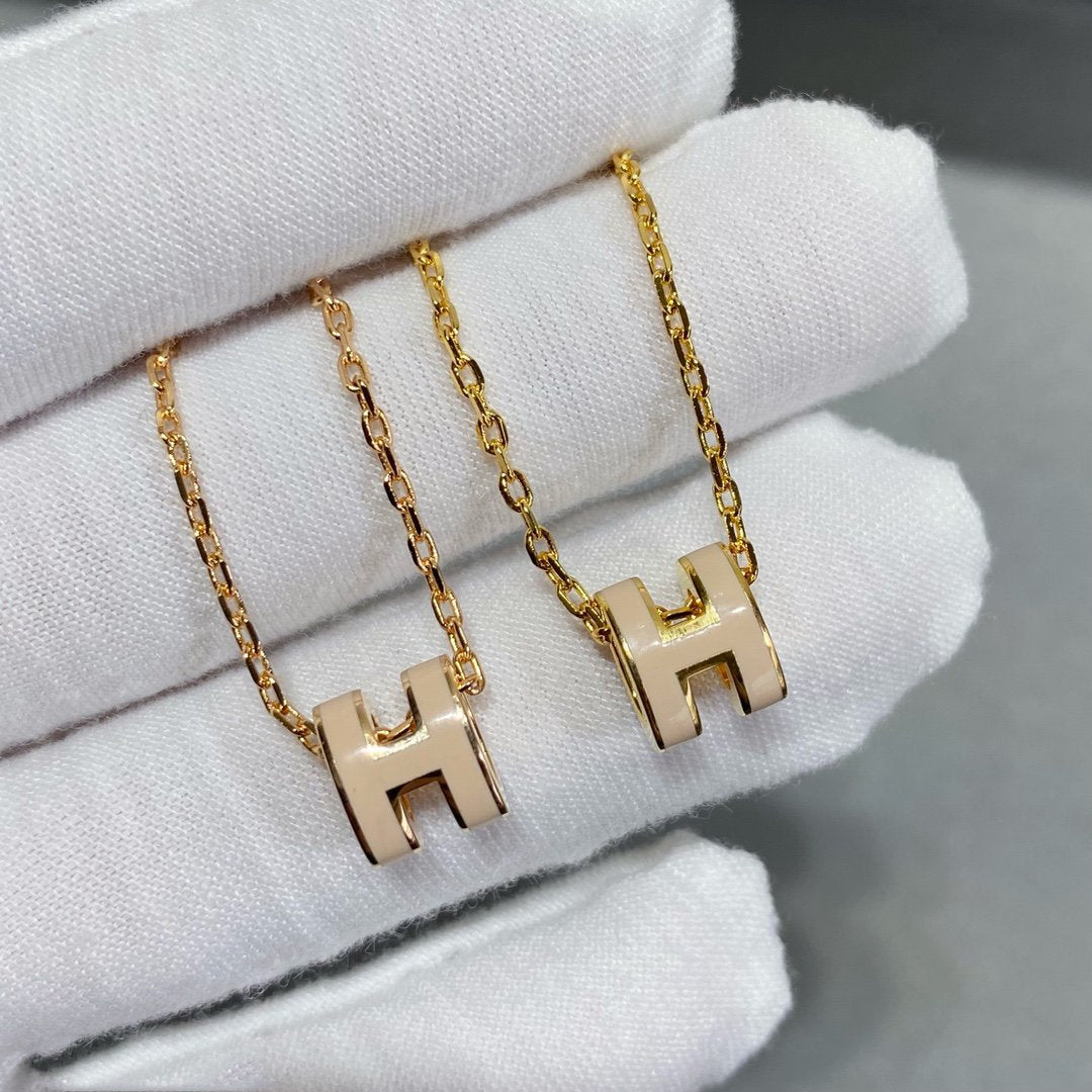 [Clara Jewels]MINI POP H NECKLACE