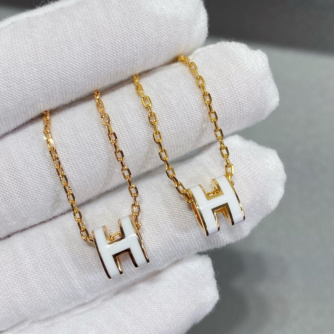 [Clara Jewels]MINI POP H NECKLACE