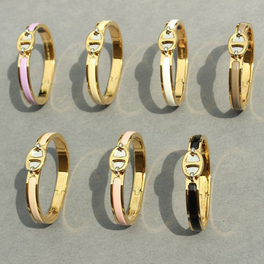 [Clara Jewels]CLIC CHAINE GOLD BRACELET