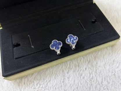 [Clara Jewels]CLOVER PIETERSITE MEDIUM STUD EARRINGS
