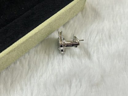 [Clara Jewels]CLOVER PIETERSITE MEDIUM STUD EARRINGS