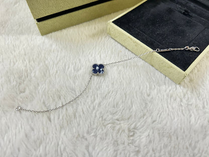 [Clara Jewels]CLOVER 1 MOTIF PIETERSITE BRACELET