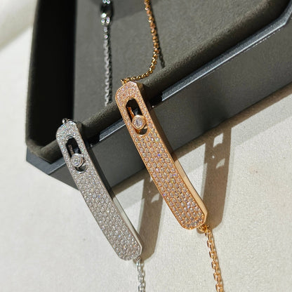 [Clara Jewely]MOVE CLASSIQUE DIAMOND PAVED BRACELET