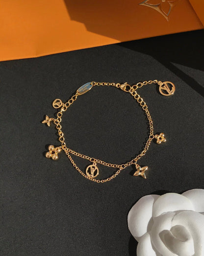 [Clara Jewels]BLOOMING PINK GOLD MOP BRACELET