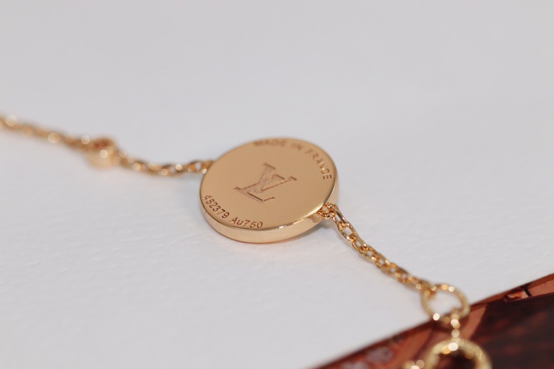 [Clara Jewels]STAR AND SUN 4 MOTIF PINK GOLD MALACHITE BRACELET