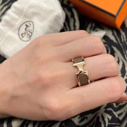 [Clara Jewels]OLYMPE PINK GOLD RING