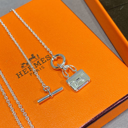 [Clara Jewels]CONSTANCE PEDANT SILVER NECKLACE