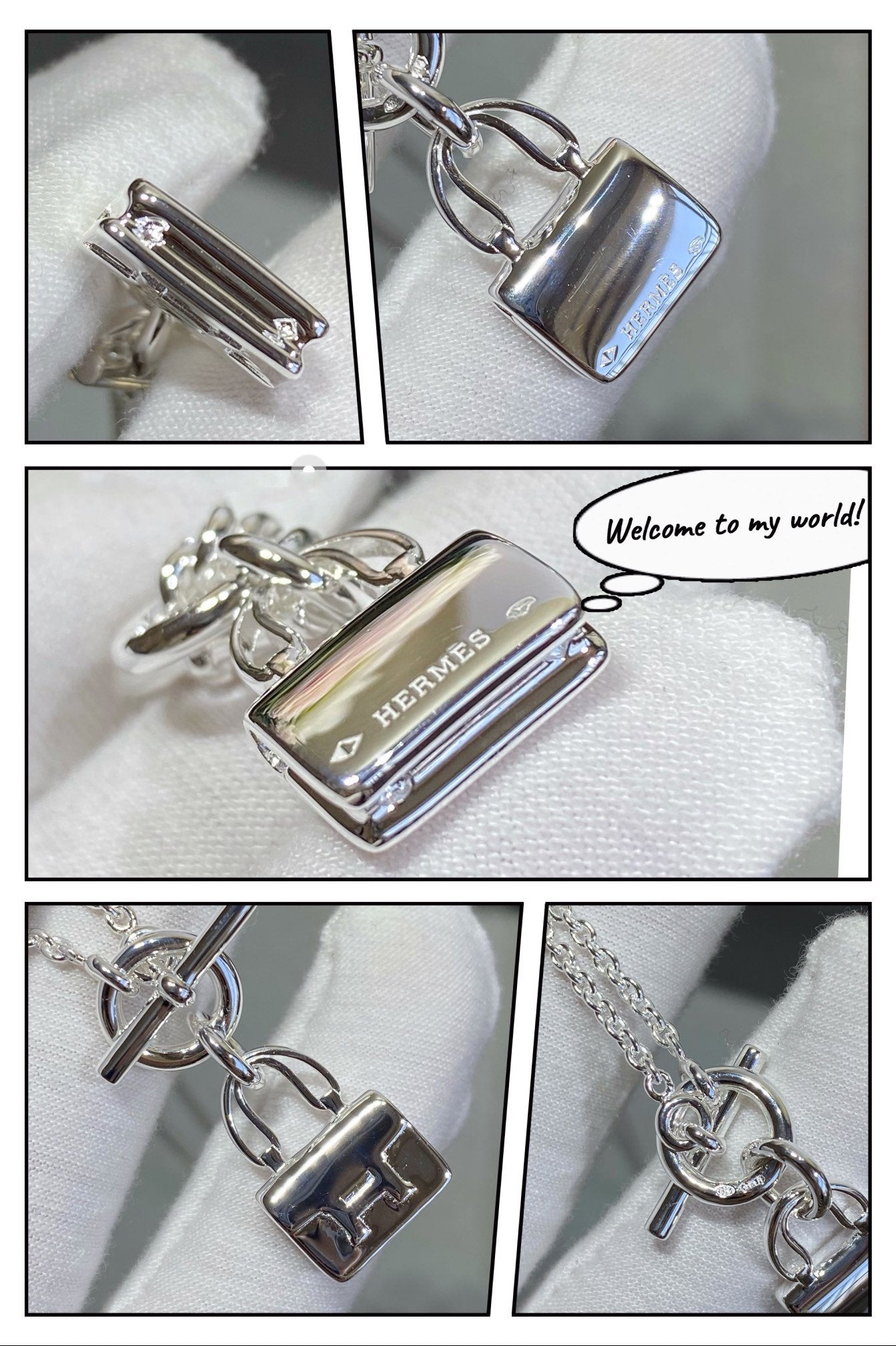 [Clara Jewels]CONSTANCE PEDANT SILVER NECKLACE