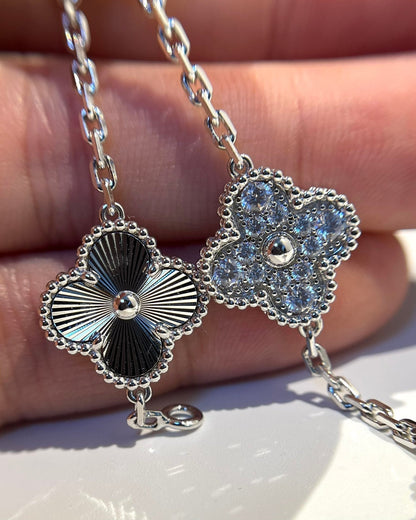 [Clara Jewels] CLOVER 5 MOTIF LASER BRACELET COLLECTION