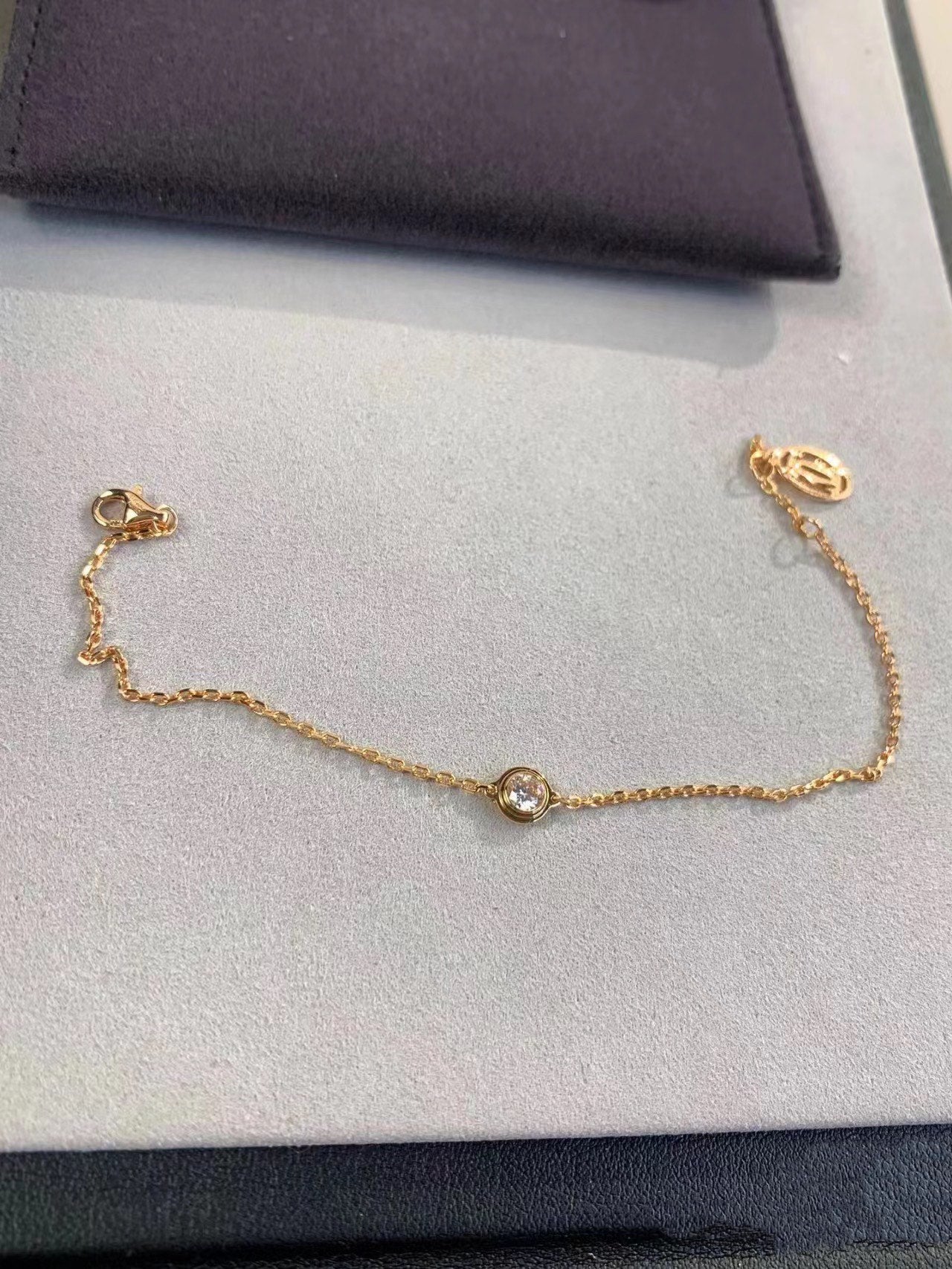 [Clara Jewels]DAMOUR DIAMOND LINK BRACELET