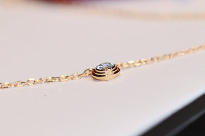 [Clara Jewels]DAMOUR DIAMOND NECKLACE
