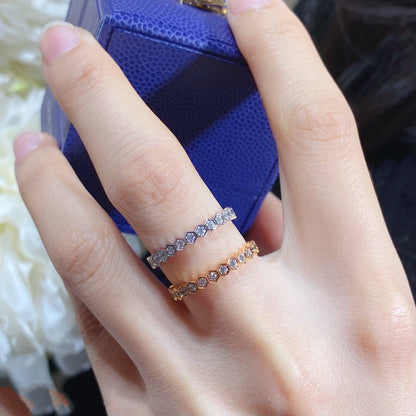 [Clara Jewels]BEE LOVE DIAMOND PAVED SMALL RING