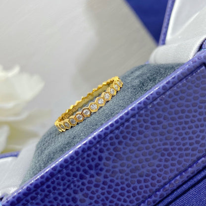 [Clara Jewels]BEE LOVE DIAMOND PAVED SMALL RING