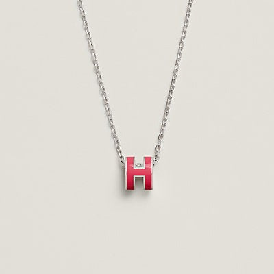[Clara Jewels]H NECKLACE PINK