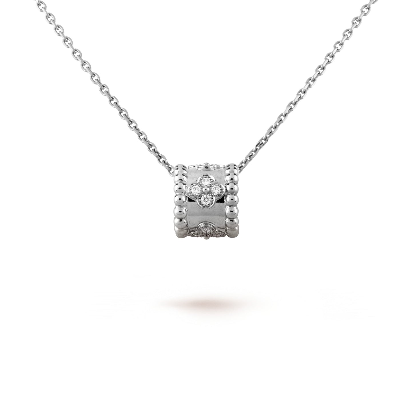 [Clara Jewels]PERLEE PEDANT SIVLER DIAMOND NECKLACE