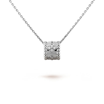 [Clara Jewels]PERLEE PEDANT SIVLER DIAMOND NECKLACE
