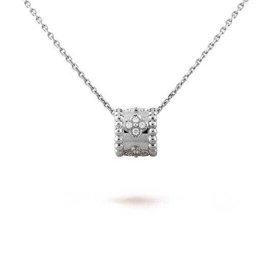 [Clara Jewels]PERLEE PEDANT SIVLER DIAMOND NECKLACE