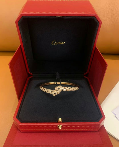 [Clara Jewels]Cheetah Collection Large Diamond Bracelet