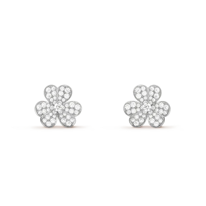 [Clara Jewels]CLOVER COMOS DIAMOND EARRINGS SILVER