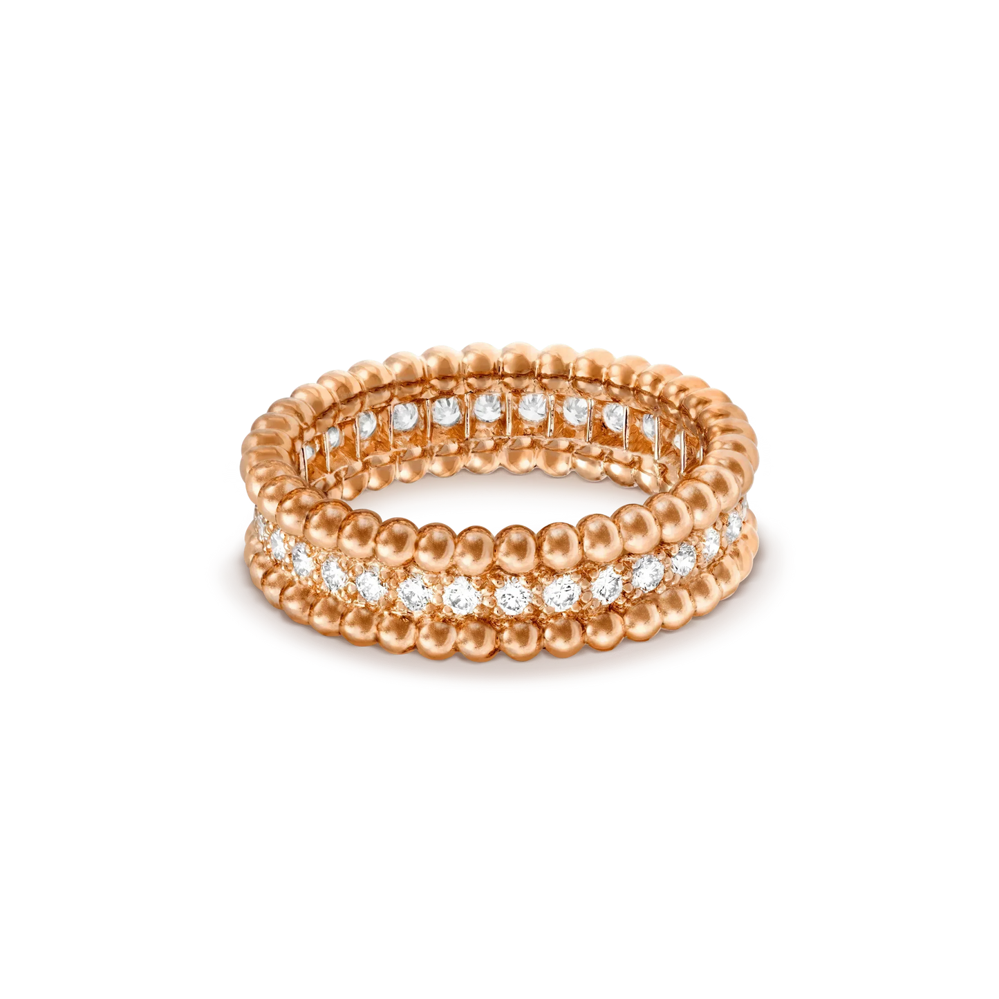 [Clara Jewels]PERLEE DIAMOND ROSE GOLD RING
