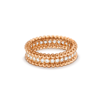 [Clara Jewels]PERLEE DIAMOND ROSE GOLD RING