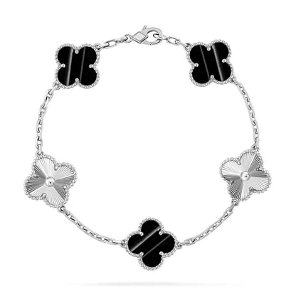 [Clara Jewels] CLOVER 5 MOTIF PULSAR STONE BRACELET COLLECTION
