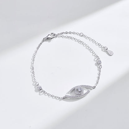 [Clara Jewely]Lucky Eye Pave-Set Diamond Bracelet