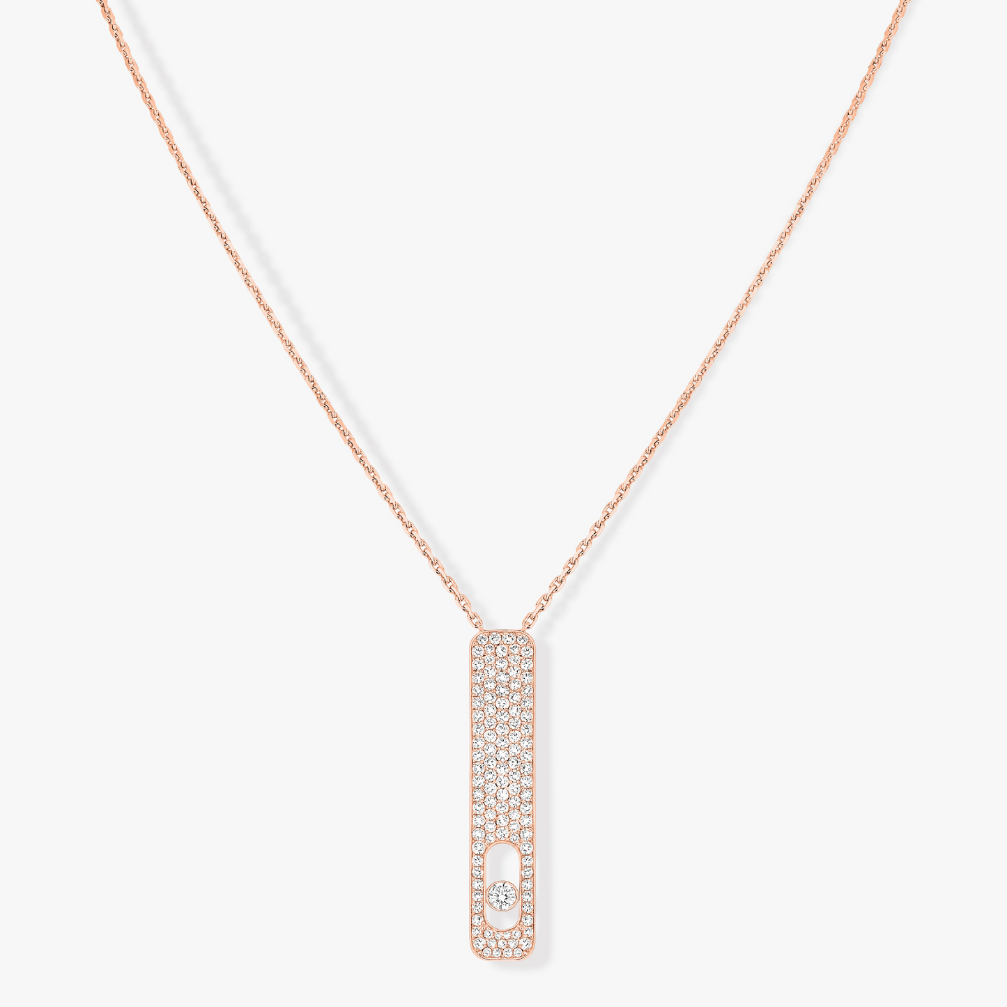 [Clara Jewely]MY FIRST DIAMOND PAVED NECKLACE
