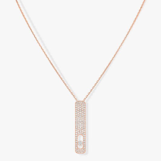 [Clara Jewely]MY FIRST DIAMOND PAVED NECKLACE
