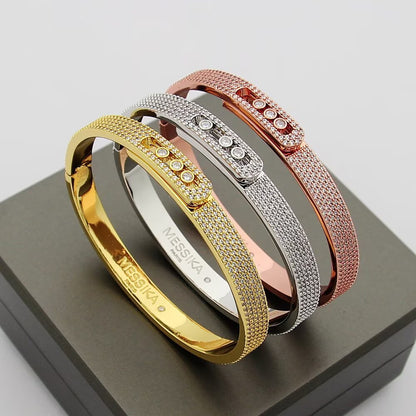 [Clara Jewely]Move Noa Full Pav茅 Diamond Bangle Bracelet