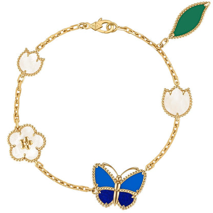 [Clara Jewels]LUCKY SPRING BUTTERFLY 5 MOTIF BRACELET