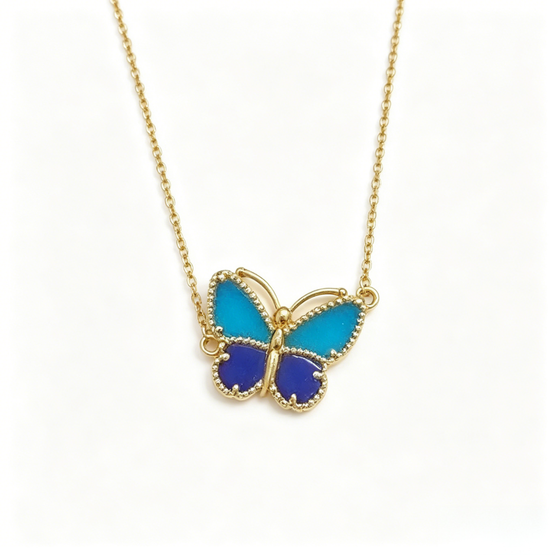 [Clara Jewels] 2026 NEW LUCKY BUTTERFLY 1 MOTIFS NECKLACE