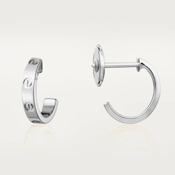 [Clara Jewels]LOVE EARRINGS 2.65MM SILVER