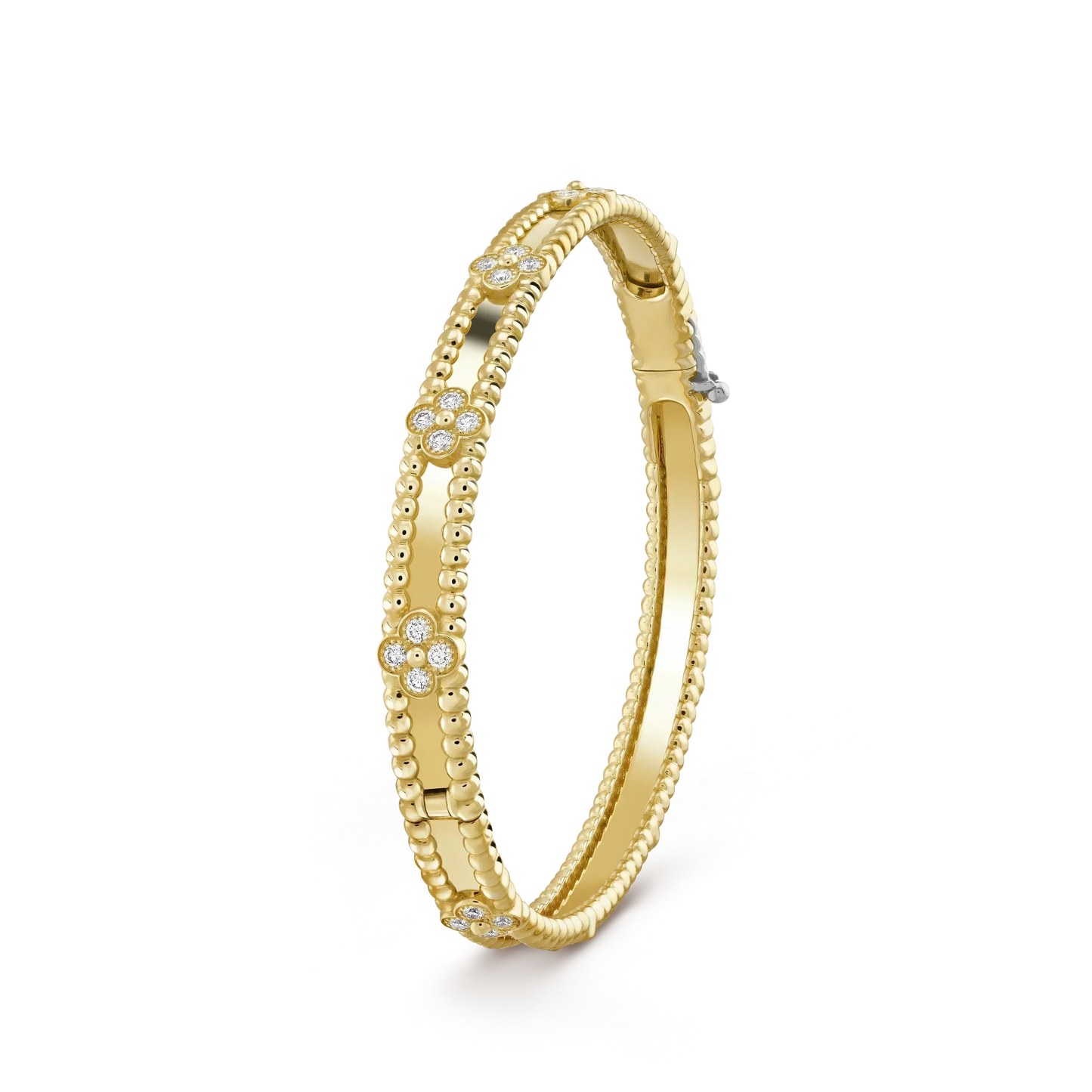 [Clara Jewels]CLOVER BRACELET 4MM DIAMONDS