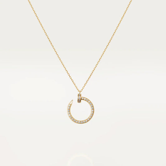 [Clara Jewels]JUSTE NECKLACE GOLD DIAMONDS