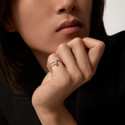 [Clara Jewels]JUSTE RING 1.8MM SILVER DIAMONDS