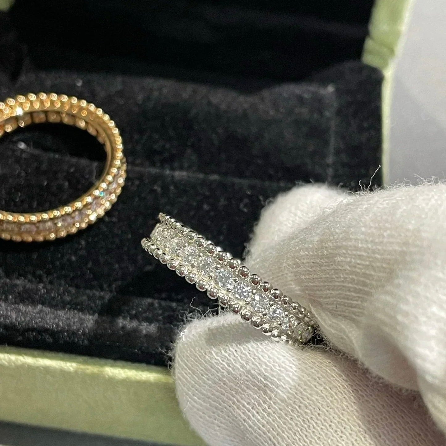[Clara Jewels]PERLEE DIAMOND ROSE GOLD RING