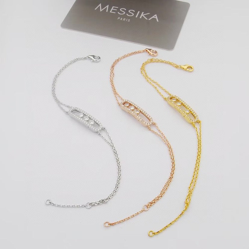 [Clara Jewely] Move Classique pav茅 bracelet