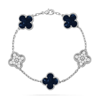 [Clara Jewels]CLOVER 5 MOTIF PIETERSITE BRACELET COLLECTION