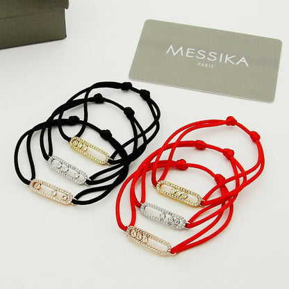 [Clara Jewely]Messika Care(s) pink cord pav茅 bracelet